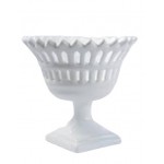 Vaso Porcelana Fruteira Branca 